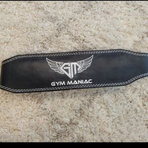 Gym Maniac Leather Lifting Belt size S/M